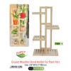 Ecopot 4 Tier Wooden Stand Holder for Plant Pots 